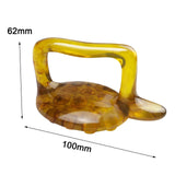 Maxbell Back Massage Massager Fascia Cellulite Massager for Back Full Body Belly Brown