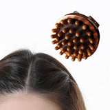 Maxbell Wooden Massager Back Muscle Portable Guasha Scraping Brush for Arm Waist Leg 9.5x4.5cm Light Brown