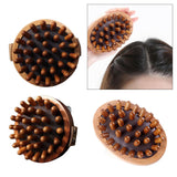 Maxbell Wooden Massager Back Muscle Portable Guasha Scraping Brush for Arm Waist Leg 9.5x4.5cm Light Brown