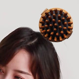 Maxbell Wooden Massager Back Muscle Portable Guasha Scraping Brush for Arm Waist Leg 9.5x4.5cm Brown