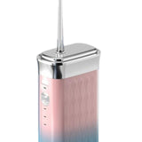 Maxbell Water Dental Flosser Powerful Electric Oral Irrigator for Home Travel Office gradient  pink