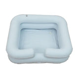 Maxbell Inflatable Wash Basin Bedside Hair Washing Tray for Bedridden Woman