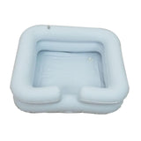 Maxbell Inflatable Wash Basin Bedside Hair Washing Tray for Bedridden Woman