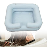 Maxbell Inflatable Wash Basin Bedside Hair Washing Tray for Bedridden Woman