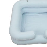 Maxbell Inflatable Wash Basin Bedside Hair Washing Tray for Bedridden Woman