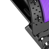 Maxbell Back Massaging Stretcher Equipment Waist Muscle Relief Lumbar Support Device violet