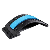 Maxbell Maxbell Back Massaging Stretcher Equipment Waist Muscle Relief Lumbar Support Device blue