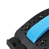 Maxbell Maxbell Back Massaging Stretcher Equipment Waist Muscle Relief Lumbar Support Device blue