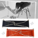 Maxbell Foot Heel Hammock Adjustable Easy to Use Leg Hammock for Home at Work Office Black