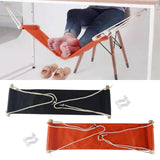 Maxbell Foot Heel Hammock Adjustable Easy to Use Leg Hammock for Home at Work Office Black