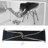 Maxbell Foot Heel Hammock Adjustable Easy to Use Leg Hammock for Home at Work Office Black
