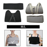 Maxbell Arm Sling for Shoulder Injuries Arm Brace for Torn Rotator Cuff Right Left Arm M black