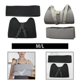 Maxbell Arm Sling for Shoulder Injuries Arm Brace for Torn Rotator Cuff Right Left Arm M black