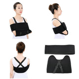 Maxbell Arm Sling for Shoulder Injuries Arm Brace for Torn Rotator Cuff Right Left Arm M black