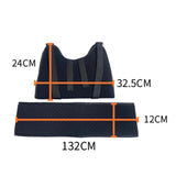 Maxbell Arm Sling for Shoulder Injuries Arm Brace for Torn Rotator Cuff Right Left Arm L black