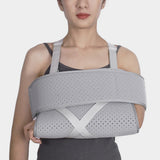 Maxbell Arm Sling for Shoulder Injuries Arm Brace for Torn Rotator Cuff Right Left Arm M grey