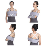 Maxbell Arm Sling for Shoulder Injuries Arm Brace for Torn Rotator Cuff Right Left Arm M grey