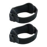 Maxbell 2 Pieces Breathable Patella Strap Adjustable Squats Patella Stabilizer Strap Silicone