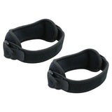 Maxbell 2 Pieces Breathable Patella Strap Adjustable Squats Patella Stabilizer Strap Silicone