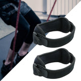 Maxbell 2 Pieces Breathable Patella Strap Adjustable Squats Patella Stabilizer Strap Silicone