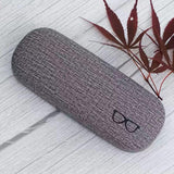 Maxbell Eyeglasses Case Concise Fits Most Glasses Box Large Case for Glasses Eyewear dark grey