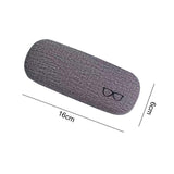 Maxbell Eyeglasses Case Concise Fits Most Glasses Box Large Case for Glasses Eyewear dark grey