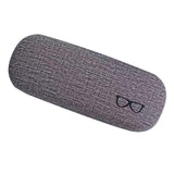 Maxbell Eyeglasses Case Concise Fits Most Glasses Box Large Case for Glasses Eyewear dark grey