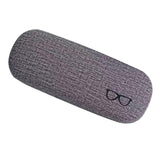 Maxbell Eyeglasses Case Concise Fits Most Glasses Box Large Case for Glasses Eyewear dark grey