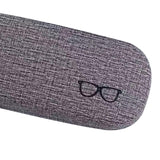 Maxbell Eyeglasses Case Concise Fits Most Glasses Box Large Case for Glasses Eyewear dark grey