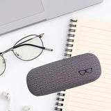 Maxbell Eyeglasses Case Concise Fits Most Glasses Box Large Case for Glasses Eyewear dark grey
