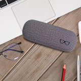 Maxbell Eyeglasses Case Concise Fits Most Glasses Box Large Case for Glasses Eyewear dark grey