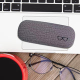 Maxbell Eyeglasses Case Concise Fits Most Glasses Box Large Case for Glasses Eyewear dark grey