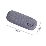 Maxbell Eyeglasses Case Concise Fits Most Glasses Box Large Case for Glasses Eyewear grey