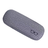 Maxbell Eyeglasses Case Concise Fits Most Glasses Box Large Case for Glasses Eyewear grey