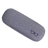 Maxbell Eyeglasses Case Concise Fits Most Glasses Box Large Case for Glasses Eyewear grey