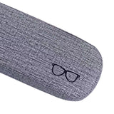Maxbell Eyeglasses Case Concise Fits Most Glasses Box Large Case for Glasses Eyewear grey