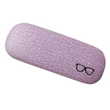 Maxbell Eyeglasses Case Concise Fits Most Glasses Box Large Case for Glasses Eyewear pink