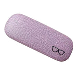 Maxbell Eyeglasses Case Concise Fits Most Glasses Box Large Case for Glasses Eyewear pink