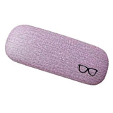Maxbell Eyeglasses Case Concise Fits Most Glasses Box Large Case for Glasses Eyewear pink