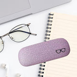 Maxbell Eyeglasses Case Concise Fits Most Glasses Box Large Case for Glasses Eyewear pink