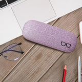 Maxbell Eyeglasses Case Concise Fits Most Glasses Box Large Case for Glasses Eyewear pink
