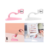 Maxbell Nail Polish Stand Display Nail Polish Organizer Tilted Manicure Bottle Stand Pink