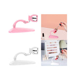 Maxbell Nail Polish Stand Display Nail Polish Organizer Tilted Manicure Bottle Stand Pink