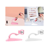 Maxbell Nail Polish Stand Display Nail Polish Organizer Tilted Manicure Bottle Stand Pink