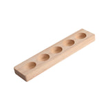 Maxbell Essential Oil Bottles Wooden Storage Display Stand 5 Slot for Anniversaries