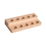 Maxbell Wooden Essential Oil Display Holder Essential Oil Display Holder for Holiday 2 layers