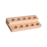 Maxbell Wooden Essential Oil Display Holder Essential Oil Display Holder for Holiday 2 layers