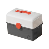 Maxbell Family Medical Aid Box Portable Box Storage for Camping Family Use Home grey M