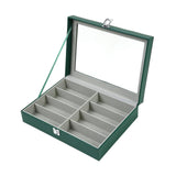 Maxbell 8 Slots Sunglasses Case Eyeglass Glasses Display Holder for Home Desk Drawer