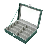 Maxbell 8 Slots Sunglasses Case Eyeglass Glasses Display Holder for Home Desk Drawer